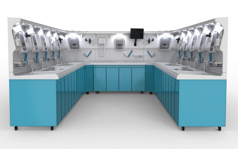 陕西守护生命的通道：三强医械现代内镜清洗工作站的精密防线